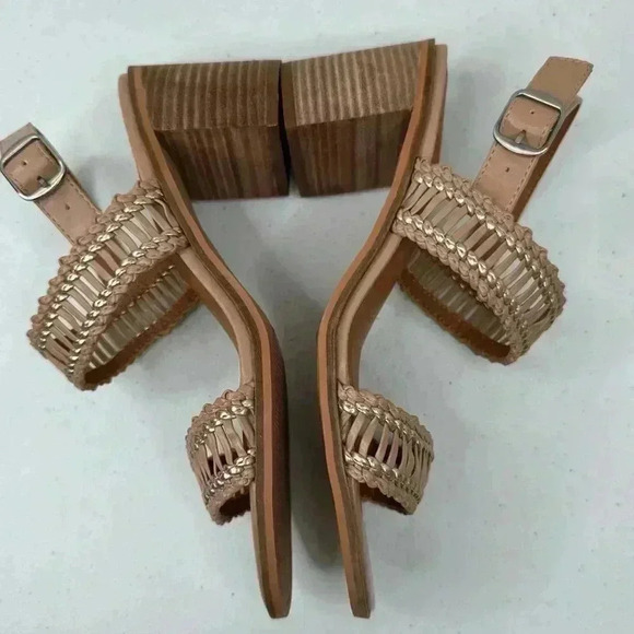 NWT Lucky Brand Women's Sabene Strappy High
Heel Sandals Buckle Closure Sz 8M/39 - Picture 7 of 15